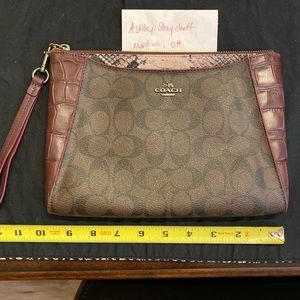 Coach wristlet